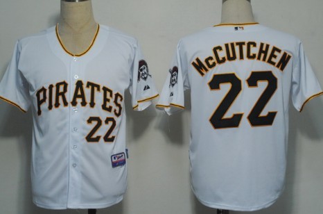 Pittsburgh Pirates #22 Andrew McCutchen White Jersey