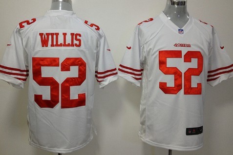 Nike San Francisco 49ers #52 Patrick Willis White Game Jersey