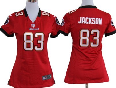 Nike Tampa Bay Buccaneers #83 Vincent Jackson Red Game Womens Jersey
