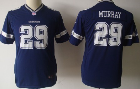 Nike Dallas Cowboys #29 DeMarco Murray Blue Game Kids Jersey