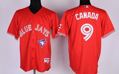 Toronto Blue Jays #9 Canada Red Jersey