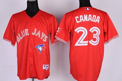 Toronto Blue Jays #23 Canada Red Jersey