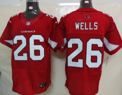 Nike Arizona Cardinals #26 Chris Wells Red Elite Jersey