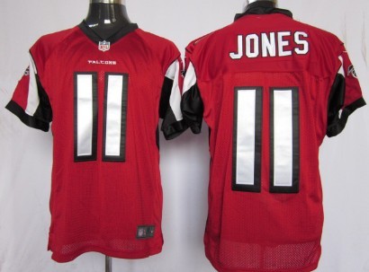 Nike Atlanta Falcons #11 Julio Jones Red Elite Jersey