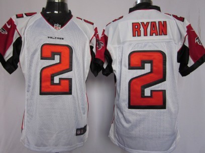 Nike Atlanta Falcons #2 Matt Ryan White Elite Jersey