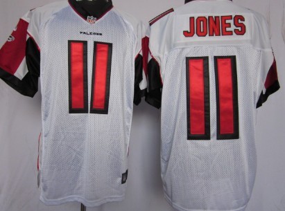 Nike Atlanta Falcons #11 Julio Jones White Elite Jersey