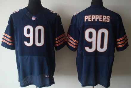 Nike Chicago Bears #90 Julius Peppers Blue Elite Jersey