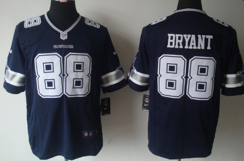 Nike Dallas Cowboys #88 Dez Bryant Blue Limited Jersey