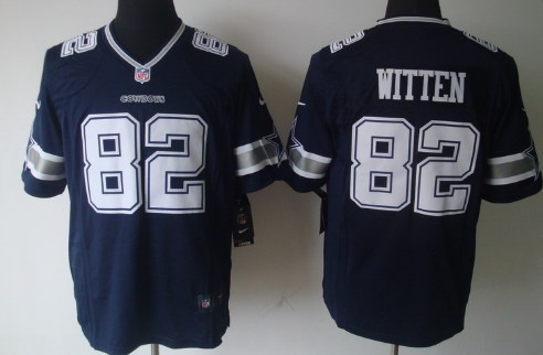 Nike Dallas Cowboys #82 Jason Witten Blue Limited Jersey