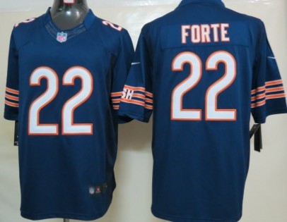 Nike Chicago Bears #22 Matt Forte Blue Limited Jersey