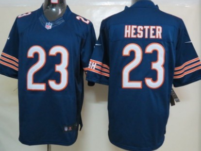 Nike Chicago Bears #23 Devin Hester Blue Limited Jersey
