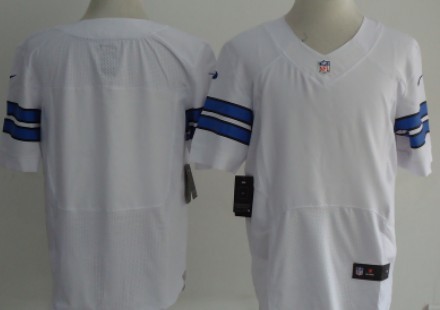 Nike Dallas Cowboys Blank White Elite Jersey