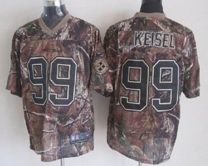 Nike Pittsburgh Steelers #99 Brett Keisel Realtree Camo Elite Jersey