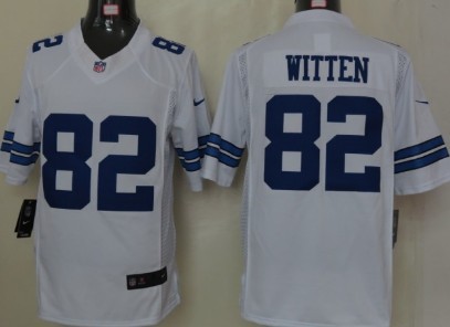 Nike Dallas Cowboys #82 Jason Witten White Limited Jersey