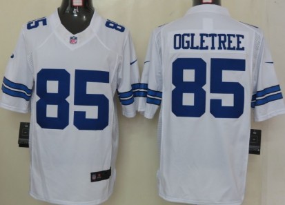 Nike Dallas Cowboys #85 Kevin Ogletree White Limited Jersey
