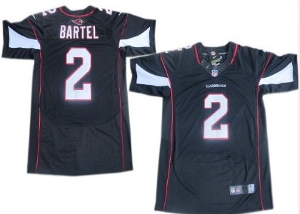 Nike Arizona Cardinals #2 Richard Bartel Black Elite Jersey