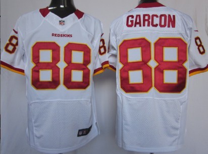 Nike Washington Redskins #88 Pierre Garcon White Elite Jersey