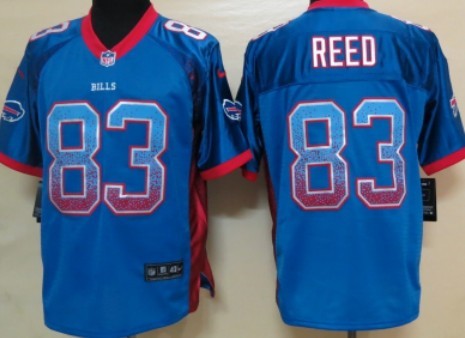 Nike Buffalo Bills #83 Andre Reed 2013 Drift Fashion Blue Elite Jersey