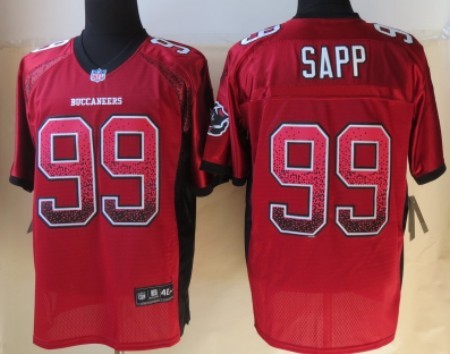 Nike Tampa Bay Buccaneers #99 Warren Sapp 2013 Drift Fashion Red Elite Jersey