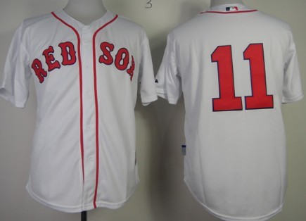 Boston Red Sox #11 Clay Buchholz White Jersey