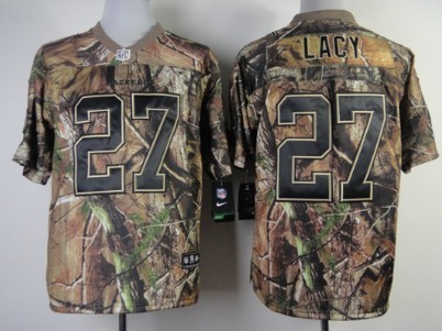 Nike Green Bay Packers #27 Eddie Lacy Realtree Camo Elite Jersey