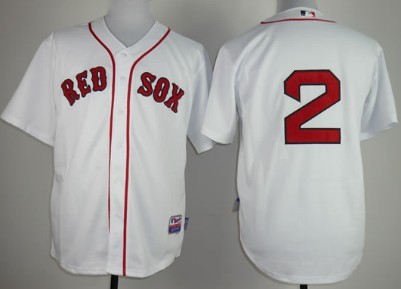 Boston Red Sox #2 Jacoby Ellsbury White Jersey