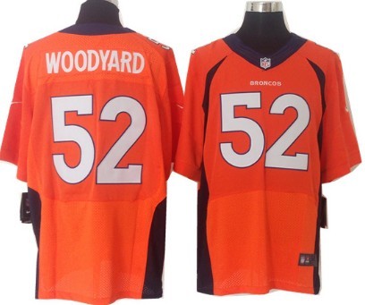 Nike Denver Broncos #52 Wesley Woodyard 2013 Orange Elite Jersey
