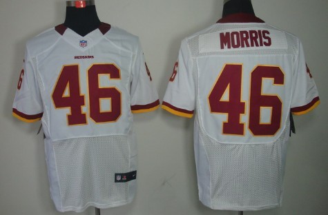Nike Washington Redskins #46 Alfred Morris White Elite Jersey