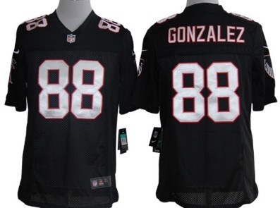 Nike Atlanta Falcons #88 Tony Gonzalez Black Limited Jersey