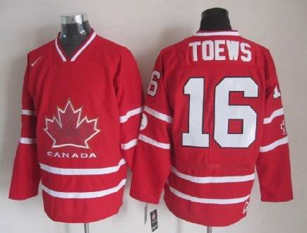 2010 Olympics Canada #16 Jonathan Toews Red Jersey