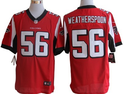 Nike Atlanta Falcons #56 Sean Weatherspoon Red Elite Jersey