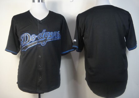 Los Angeles Dodgers Blank 2012 Black Fashion Jersey