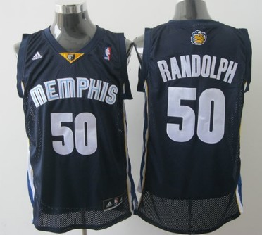Memphis Grizzlies #50 Zach Randolph Navy Blue Swingman Jersey