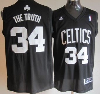 Boston Celtics #34 The Truth Black Fashion Jersey