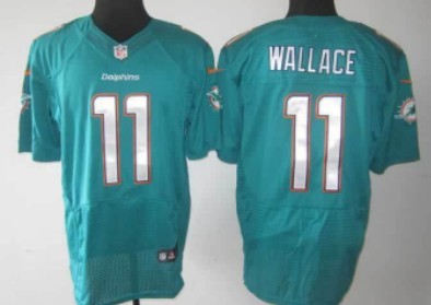 Nike Miami Dolphins #11 Mike Wallace 2013 Green Elite Jersey