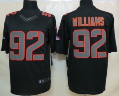 Nike Denver Broncos #92 Sylvester Williams Black Impact Limited Jersey