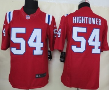 Nike New England Patriots #54 Donta Hightower Red Limited Jersey