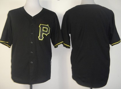 Pittsburgh Pirates Blank 2012 Black Fashion Jersey