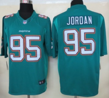 Nike Miami Dolphins #95 Dion Jordan 2013 Green Limited Jersey