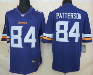 Nike Minnesota Vikings #84 Cordarrelle Patterson 2013 Purple Limited Jersey
