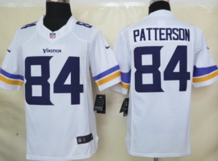 Nike Minnesota Vikings #84 Cordarrelle Patterson 2013 White Limited Jersey