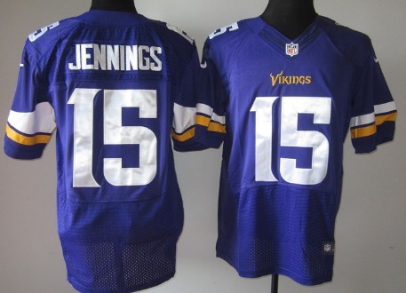 Nike Minnesota Vikings #15 Greg Jennings 2013 Purple Elite Jersey