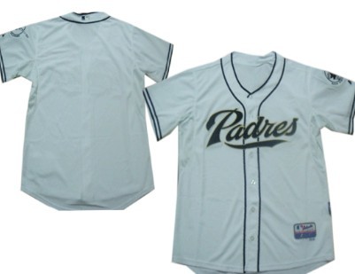 San Diego Padres Blank White Jersey