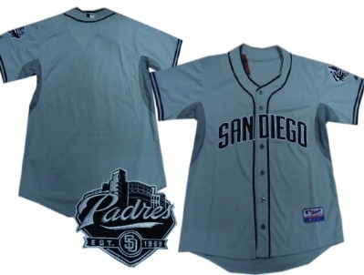 San Diego Padres Blank Gray Jersey