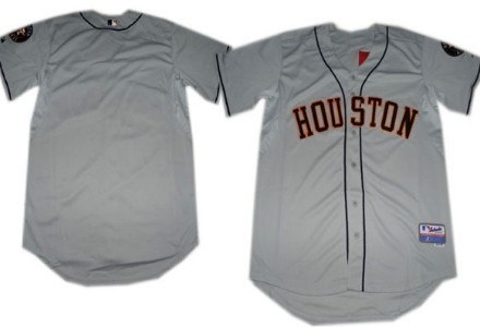 Houston Astros Blank 2013 Gray Jersey