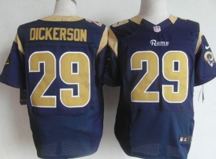 Nike St. Louis Rams #29 Eric Dickerson Navy Blue Elite Jersey