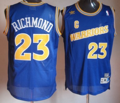 Golden State Warriors #23 Mitch Richmond 1988-1989 Blue Swingman Throwback Jersey