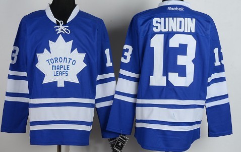 Toronto Maple Leafs #13 Mats Sundin Blue Third Jersey