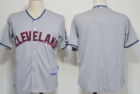 Cleveland Indians Blank Gray Jersey