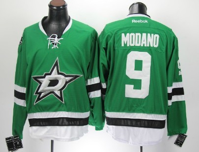 Dallas Stars #9 Mike Modano 2013 Green Jersey
